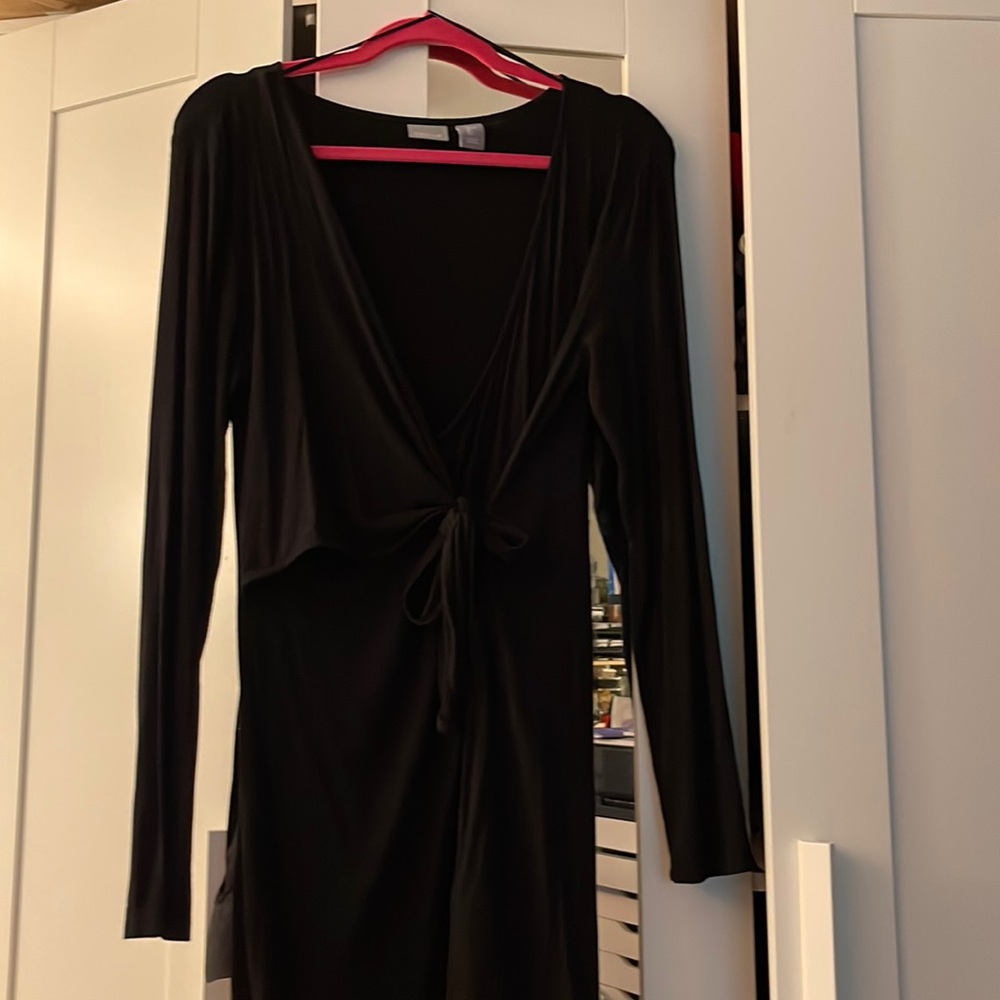 Faux Wrap Dress.